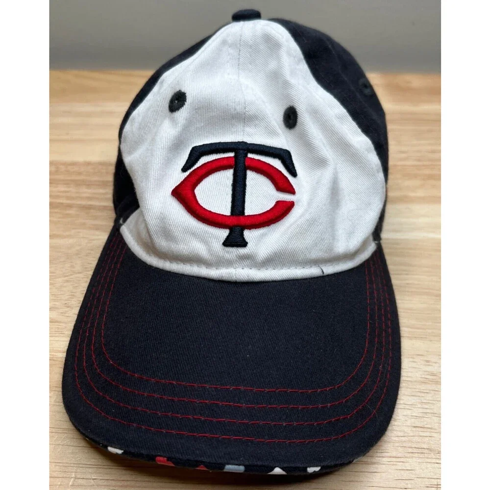New Era Minnesota Twins Hat Girls Blue Baseball Cap MLB Baseball Youth Kids